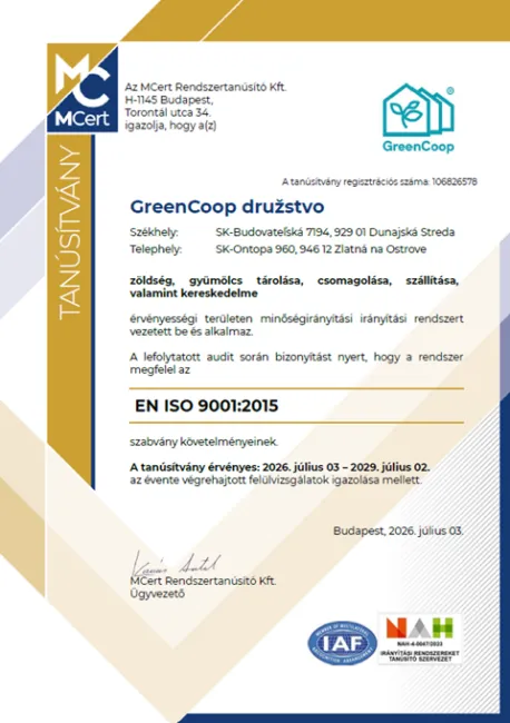 M Cert Green Coop HU